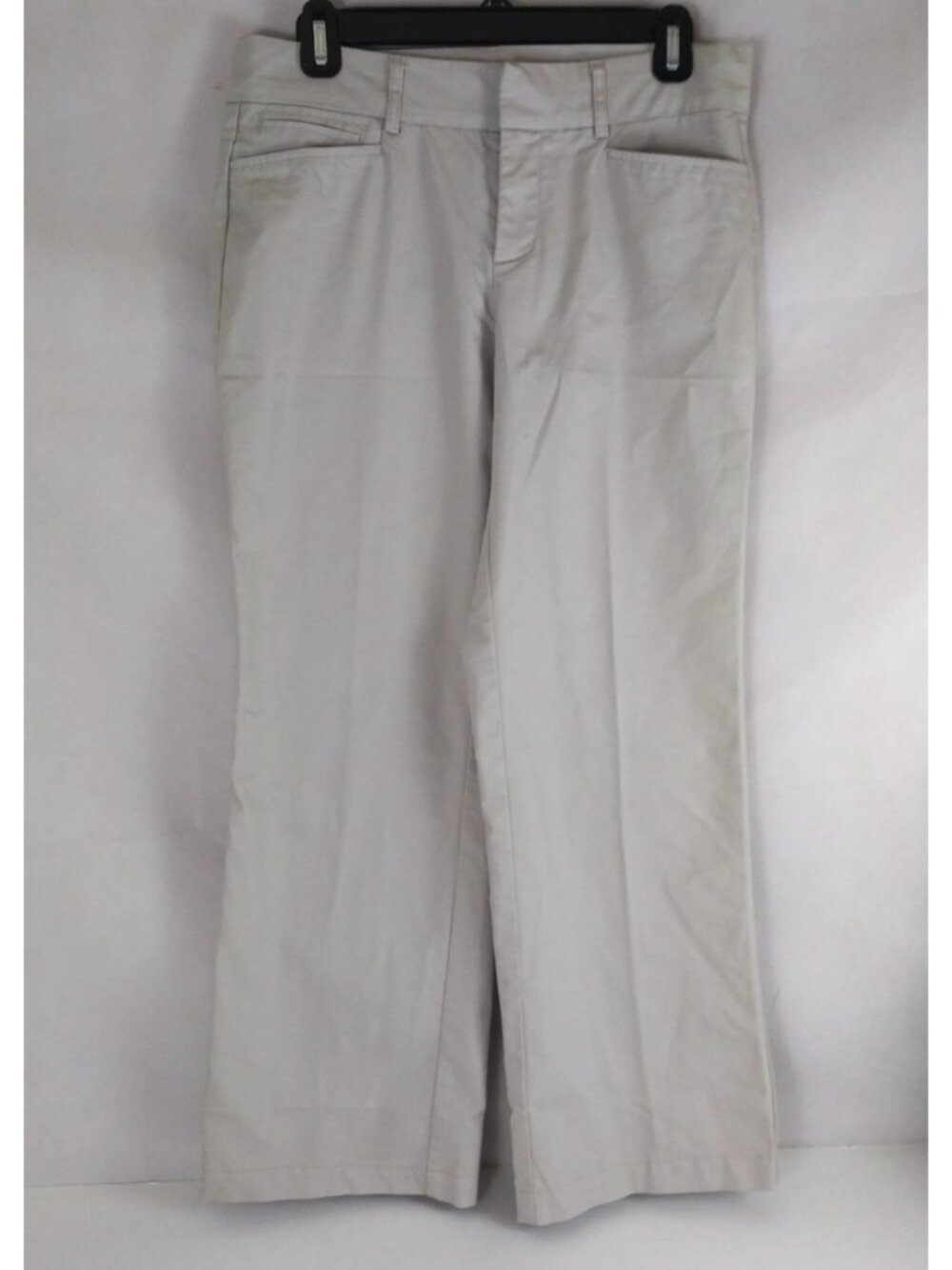 Dockers Women's Cream/Beige Stretch Wide Leg Dress Pants Size 8P